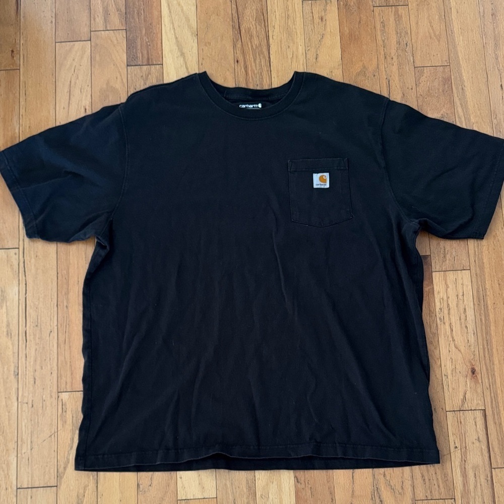 Carhartt | Men's Black Loose Fit Short Sleeve Tee | size 2XL